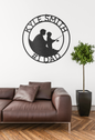 Father and Son Fishing Monogram - Custom Steel Sign - Great For Father's Day!