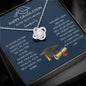 The Newly Minted Graduate - Love Knot Necklace - Perfect for all Grads!