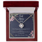 Best Mom Ever - Love Knot Necklace - Write Your Own Custom Name!