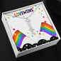 Love Wins - Personalized Vertical Necklace