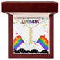 Love Wins - Personalized Vertical Necklace