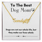 Personalized Paw Print Name Necklace - the most Pawtful Gift for Your Favorite Dog Mom!
