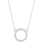 You Are My Today - Round Pendant Pave Necklace