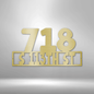 Address - Metal Wall Art