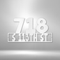 Address - Metal Wall Art