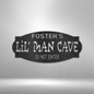 Personalized Lil Man Cave - Steel Sign