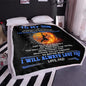 To My Son - Basketball - Cozy Plush Fleece Blanket - 50x60