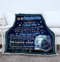 To My Daughter - This Old Lion - From Mom - Premium Mink Sherpa Blanket 50x60