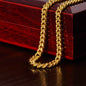 To My Husband - Cuban Link Chain