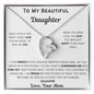 Forever Love Necklace - To My Daughter - BEST SELLER! - PopGifts