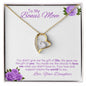 To My Bonus Mom - Forever Love Necklace - PopGifts