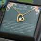 To My Amazing Daughter - From Mom - Forever Love Necklace