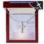Faith is Confidence - Personalized Cross Necklace