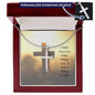 Faith Makes Things Possible - Personalized Cross Necklace