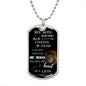 Heart of a Lion - My Son - Dog Tag