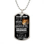 BEST SELLER! To My Son - Love Dad - I Believe in You Dog Tag