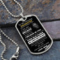 To My Amazing Daughter - Tiger - Dog Tag