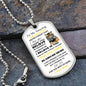 To My Amazing Daughter- Dog Tag White