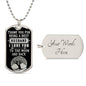 Best Husband - To the Moon & Back - Dog Tag