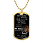 Heart of a Lion - My Son - Dog Tag