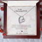 To My Amazing Wife - Forever Love Necklace - Light Pink - PopGifts