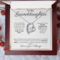 To My Granddaughter - Forever Love Necklace - Smarter & Stronger