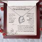 To Our Granddaughter - Forever Love Necklace - Love and Light