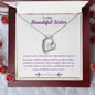 To My Sister - Forever Love Necklace - Forever Friend