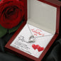 To My Girlfriend - Forever Love Necklace - Red Balloons