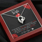 To My Wife - Forever Love Necklace - Puzzle Piece