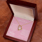 To My Chosen Sister - Forever Love Necklace - Pink
