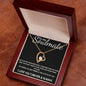 To My Soulmate - Forever Love - Love of My Life Necklace - Black Card