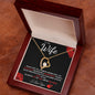 To My Wife - Forever Love Necklace - Missing Piece