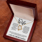 To My Wife - Forever Love Necklace - The Day I Met You - White Card