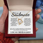 To My Soulmate - Forever Love Necklace - The Day I Met You - White Card