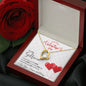 To My Girlfriend - Forever Love Necklace - Red Balloons