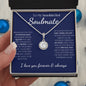 To My Smokin Hot Soulmate - Eternal Hope Necklace - Blue Card - PopGifts