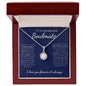 To My Smokin Hot Soulmate - Eternal Hope Necklace - Blue Card - PopGifts
