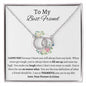 To My Best Friend - Perfect Pair Necklace - Partner in Crime
