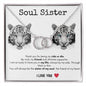 Soul Sister - Perfect Pair Necklace - White Tiger