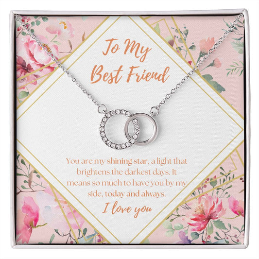 To My Best Friend - Perfect pair Necklace - Shining Star