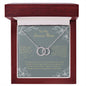 To My Bonus Mom - The Gift of You - Perfect Pair Necklace