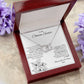To My Chosen Sister - Perfect Pair  Necklace - White