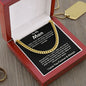 To My Man - Cuban Link Chain - Because of You - Black Card