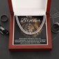 To My Brother - Cuban Link Chain - You Are Brave