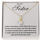 To My Sister - Alluring Beauty Necklace - Love Without End