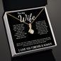 To My Wife - Alluring Beauty Necklace - The Day I Met You - Black Card