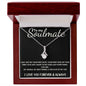 To My Soulmate - Alluring Beauty Necklace - Love of My Life - Black Card