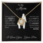 To My Mom - Love Knot Necklace - Amazing Mother