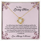 To My Mom - Love Knot Necklace - Forever Grateful